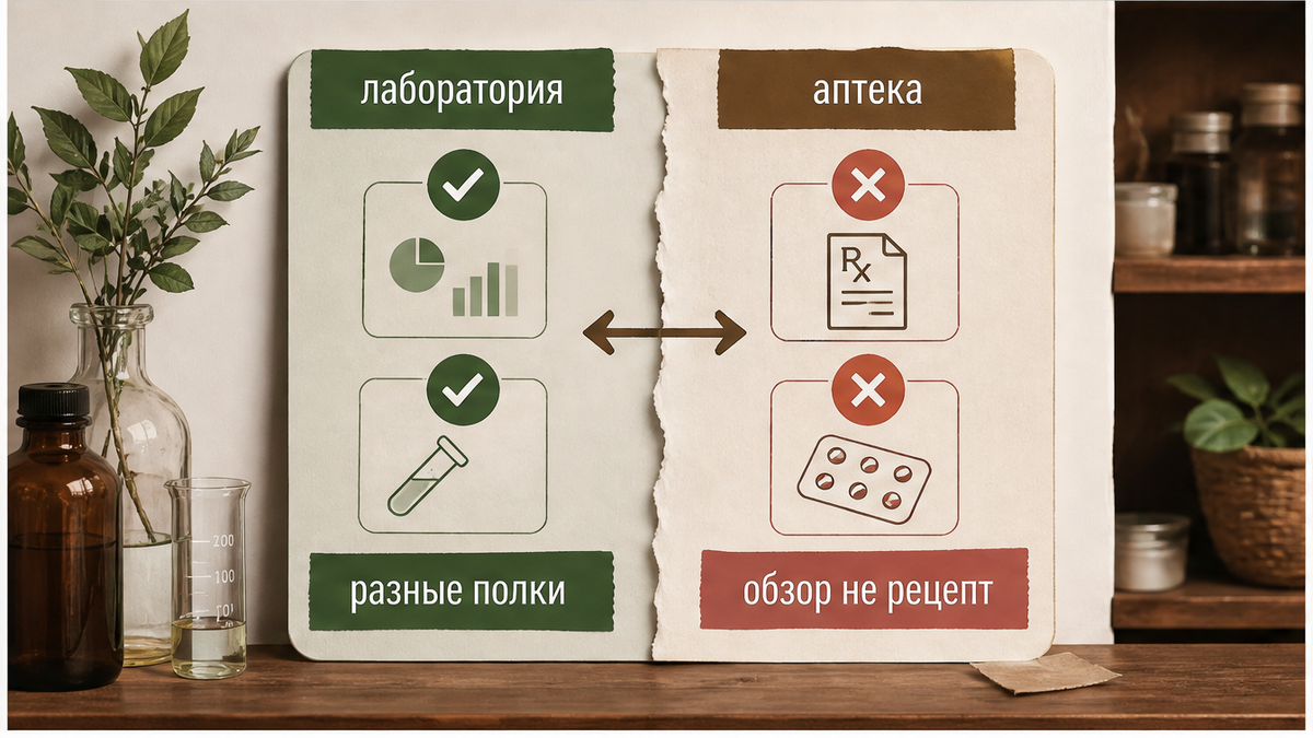 Почему лаборатория и аптека для фуллерена C60 стоят на разных полках