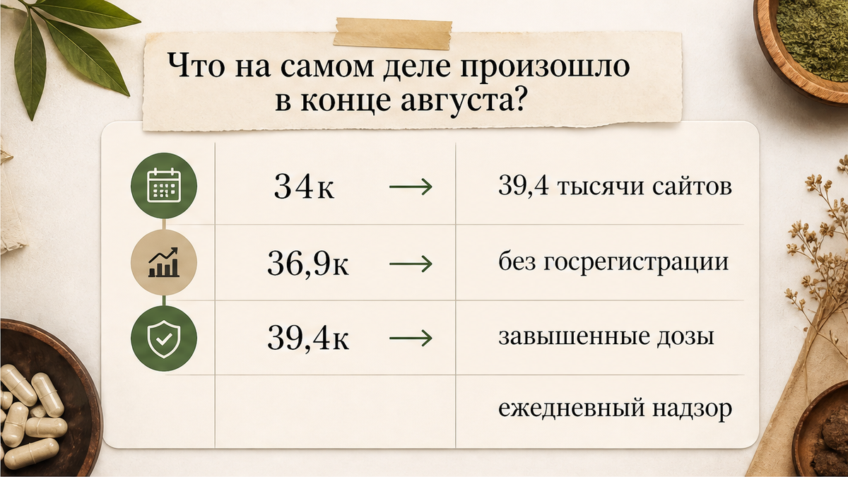 Хронология блокировок сайтов с добавками в августе 2026 года
