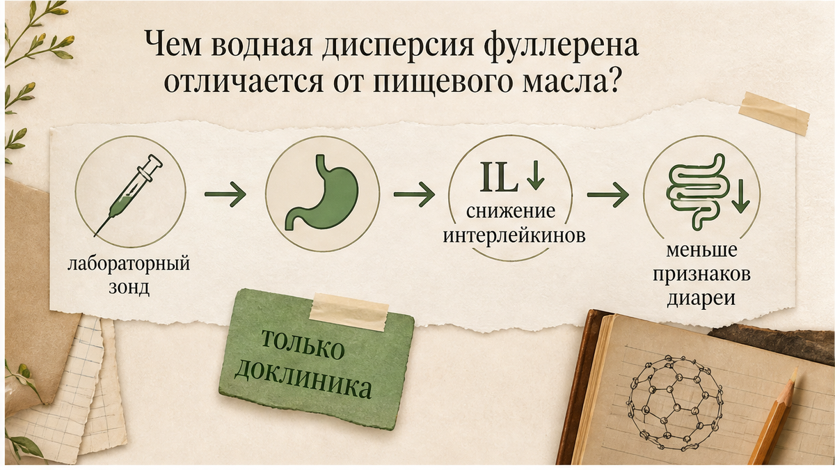 Схема лабораторного введения водной дисперсии и снижения маркеров