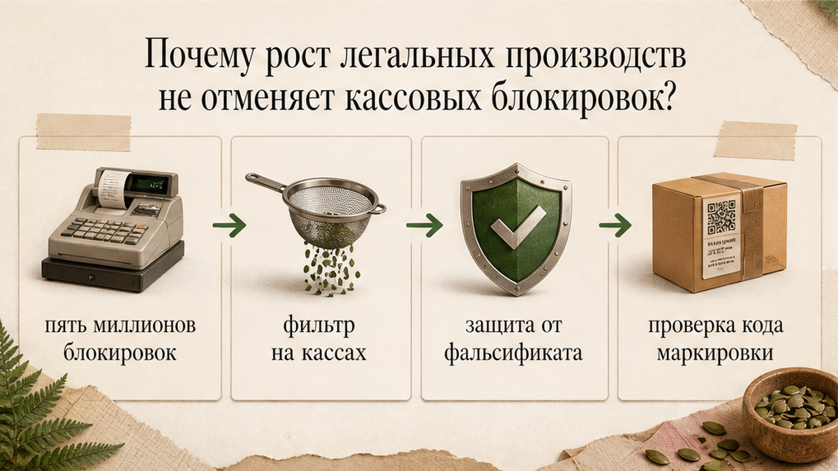 Таблица: рост легальных БАД и кассовые блокировки — что это значит для покупателя